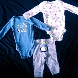 Carter's 3pc set brand new without tags never worn
